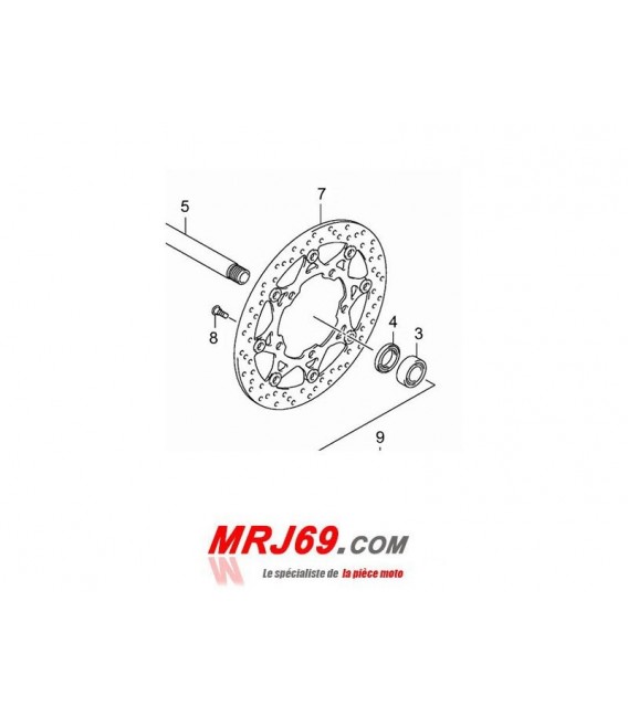 SUZUKI GSR 600 2006-2011 DISQUE DE FREIN AVANT-NEUF