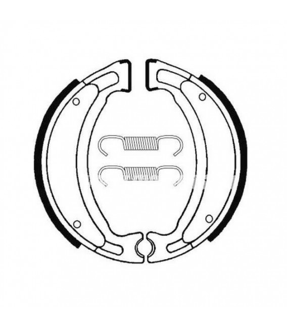 HONDA NX 125 TRANSCITY 1990-1998 MACHOIRES DE FREIN ARRIERE 