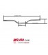 SUZUKI BANDIT 600 2000-2004 GUIDON ADAPTABLE TYPE ORIGINE-NEUF