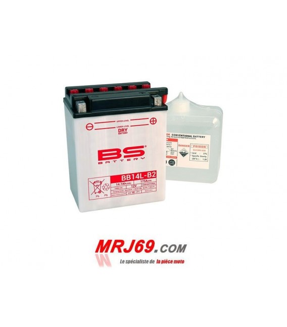 BATTERIE BS BB12A-B moto honda vfr 750 f 1986