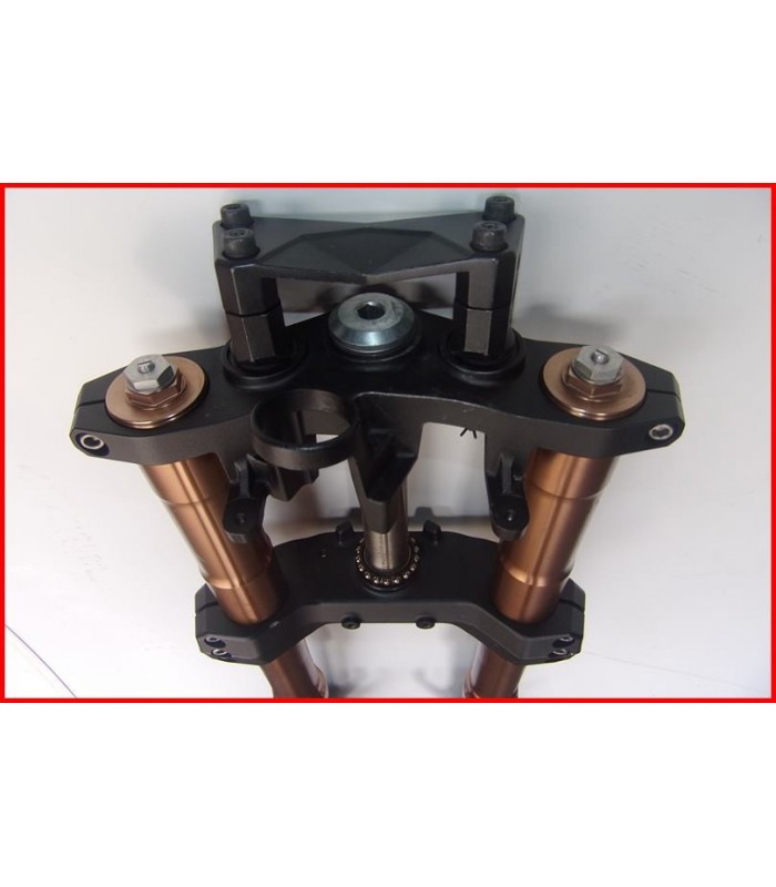 Fourche Avant Complète Avec Pont Pour Kawasaki KLE 500 LE500A - Occasion En Bon état - Réf #R7410