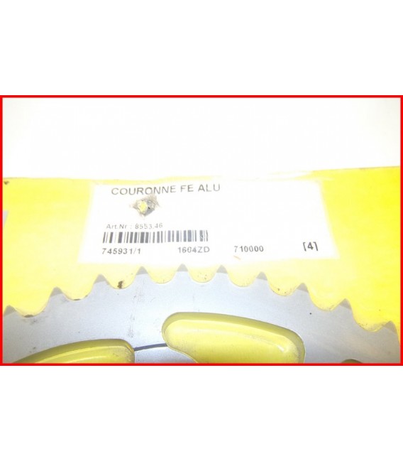 COURONNE ALU FRANCE EQUIPEMENT 8553-46 -NEUVE