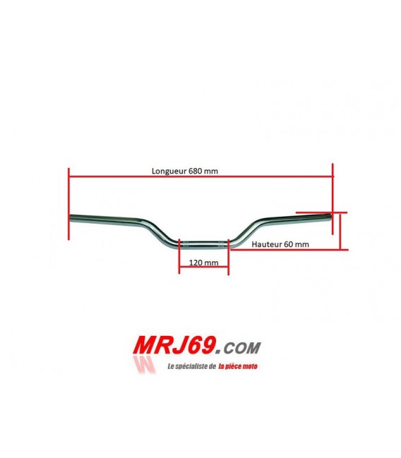 SUZUKI BANDIT 1200 2000-2004 GUIDON NOIR ADAPTABLE TYPE ORIGINE-NEUF