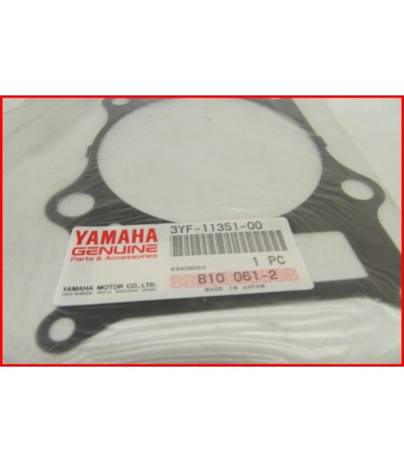 YAMAHA 660 RAPTOR 2001-2005 JOINT EMBASE CYLINDRE " 3YF1135100 " -NEUF