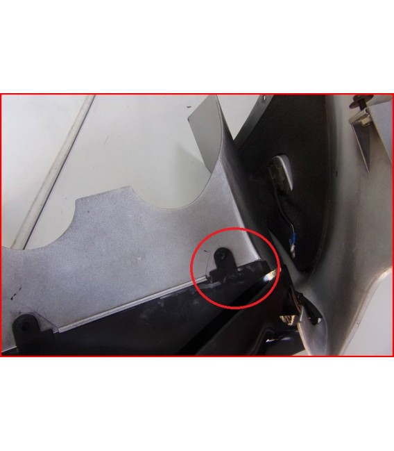KAWASAKI ZX6R ZX6 R 600 2000-2001 CARENAGE AVANT TETE DE FOURCHE "griffures" - OCCASION