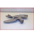 HONDA CBR 500 2013-2014 PLATINE CALE PIED AVANT GAUCHE - OCCASION