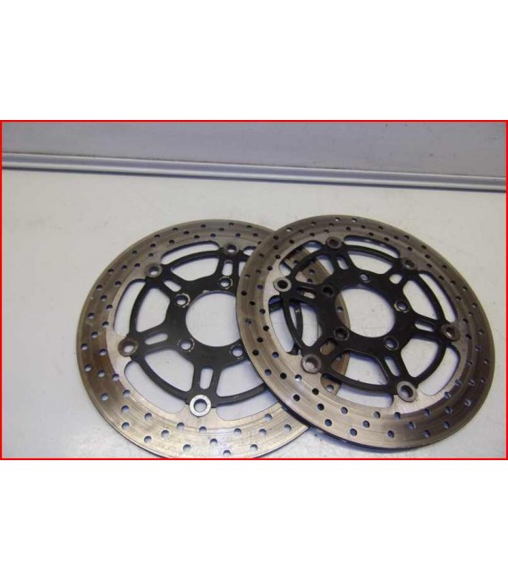SUZUKI SV 650 2003 -2010 2 DISQUEs DE FREIN AVANT -OCCASION