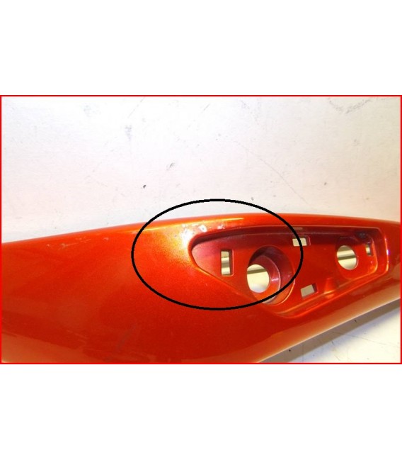 KAWASAKI ER6 650 2009-2011 CARENAGE ARRIERE GAUCHE "griffures" - OCCASION