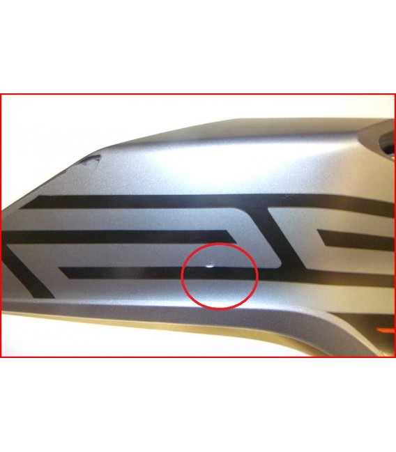 KTM DUKE 125 2021 CARENAGE DE RESERVOIR GAUCHE "griffures" -OCCASION