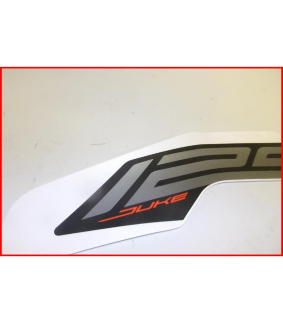 KTM 125 DUKE 2021-2022 AUTOCOLLANT AVANT DROIT " pièces origines KTM " -NEUF