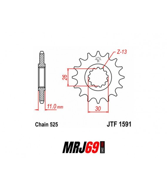 YAMAHA MT 07 MT07 700 2014 2015 2016 2017 KIT CHAINE RENFORCE DID