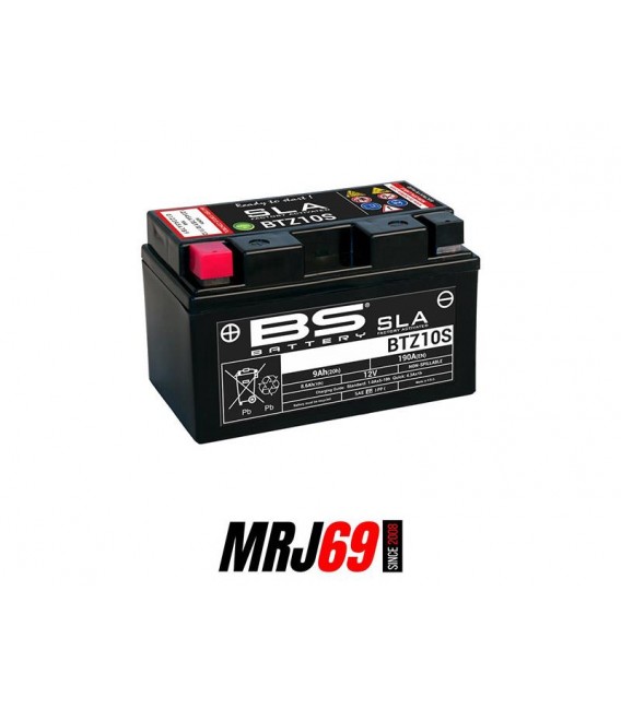 BATTERIE BS BTZ10S SLA moto yamaha mt-07 mt07 mt 07 2014 2015 2016 