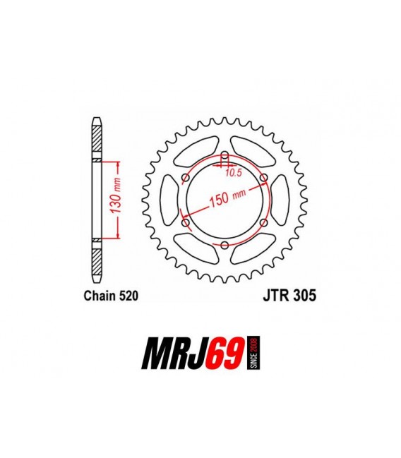 YAMAHA XJ6 600 2009 -2015 KIT CHAINE RENFORCE DID -NEUF