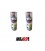 2 BOMBES DE PEINTURE NOIR BRILLANTES EPOXY pour cadre de moto APRILIA