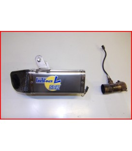 KAWASAKI ER6 650 2006-2011 SILENCIEUX LEOVINCE INOX/CARBONE -OCCASION