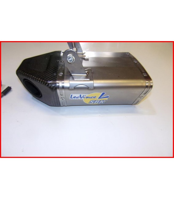 KAWASAKI ER6 650 2006-2011SILENCIEUX LEOVINCE INOX/CARBONE -OCCASION