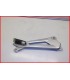 YAMAHA YBR 125 2005-2006 PLATINE CALE PIED DROITE -OCCASION