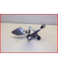 YAMAHA FZS 600 FAZER 2002-2003 PLATINE CALE PIED AV DROITE "griffures" -OCCASION