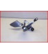YAMAHA FZS 600 FAZER 2002-2003 PLATINE CALE PIED AV DROITE "griffures" -OCCASION