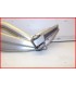 KAWASAKI ER6 650 2006-2008 PLATINE CALE PIED GAUCHE "rayures" -OCCASION