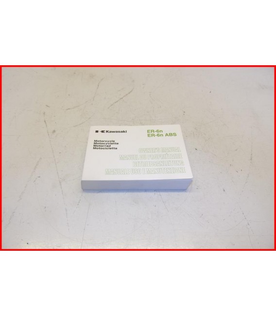 KAWASAKI ER6 650 2006-2008 MANUEL PROPRIETAIRE-OCCASION