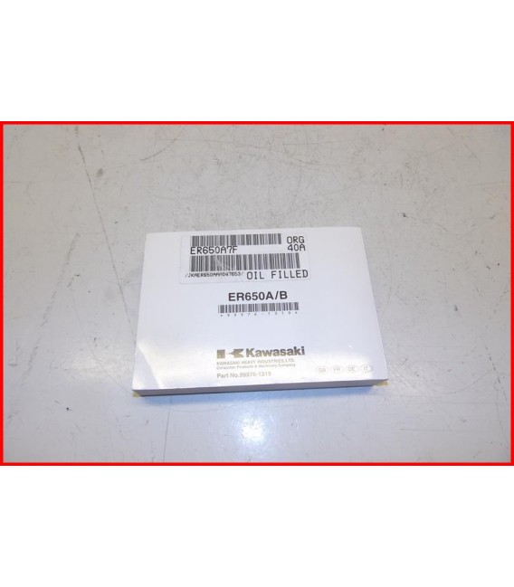 KAWASAKI ER6 650 2006-2008 MANUEL PROPRIETAIRE-OCCASION