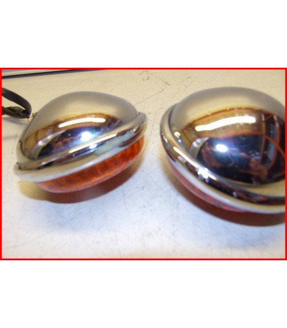 YAMAHA XVS 650 DRAGSTAR CLASSIC 2004-2006 CLIGNOTANTS ARRIERE "griffures"- OCCASION