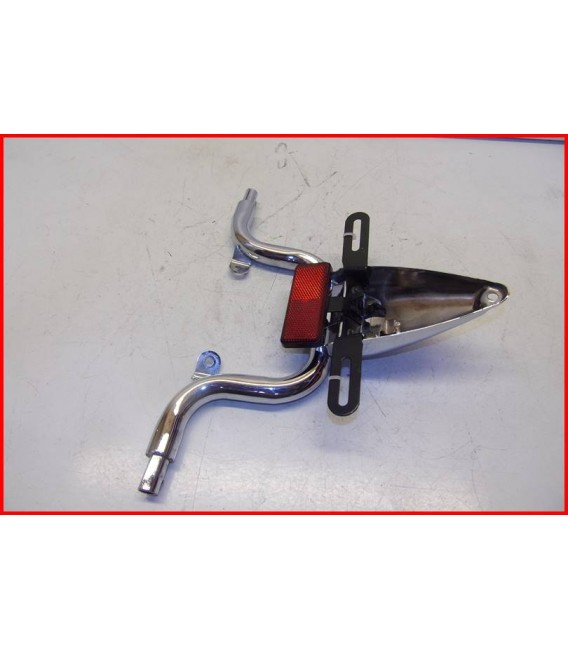 YAMAHA XVS 650 DRAGSTAR CLASSIC 2004-2006 SUPPORT DE PLAQUE IMMATRICULATION-OCCASION