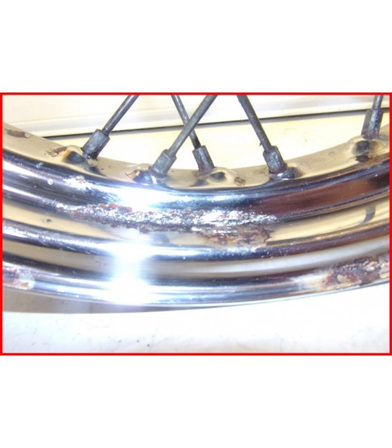 HONDA CA 125 REBEL 1995-2000 JANTE ROUE ARRIERE " oxydation"- OCCASION
