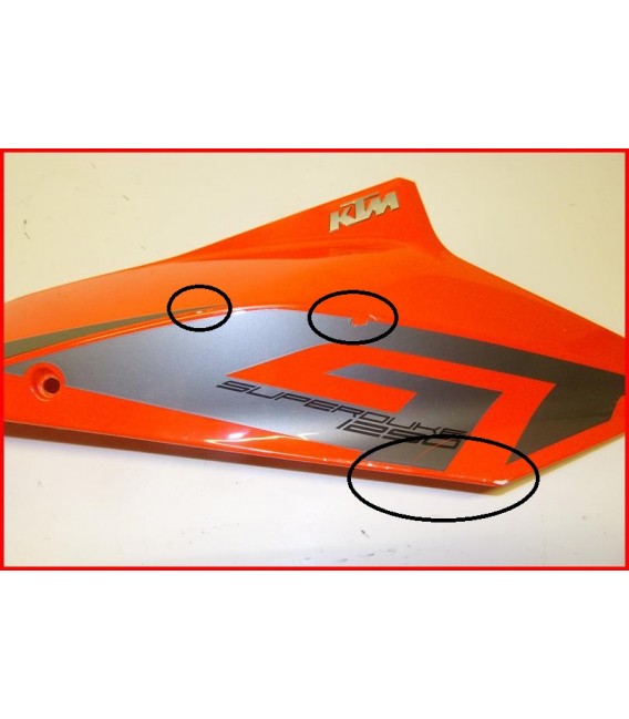 KTM 1290 SUPER DUKE GT 2016-2017 CARENAGE DROIT " griffures " -OCCASION