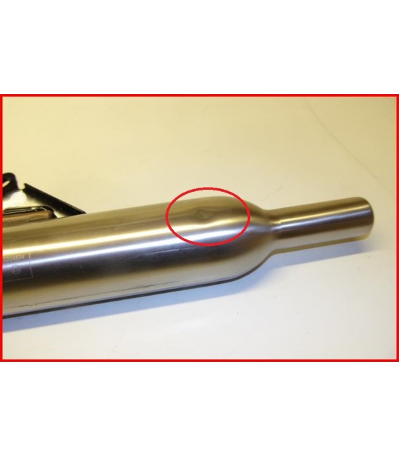 TRIUMPH BONNEVILLE T100 2022-2024 SILENCIEUX ECHAPPEMENT DROIT "griffures" -OCCASION