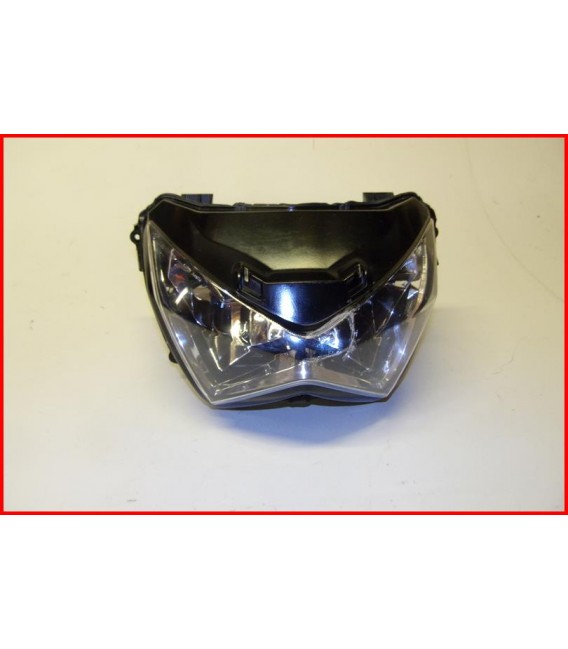 KAWASAKI Z800 Z 800 2013-2016 OPTIQUE DE PHARE AVANT "rayures"-OCCASION