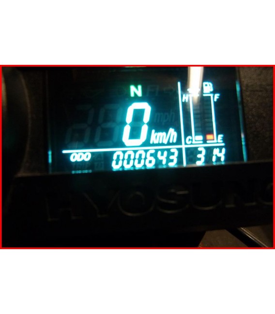 HYOSUNG GT 650 R SPORT 2005-2007 COMPTEUR DE VITESSES " 643 kms" - OCCASION