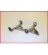 SUZUKI GN 125 1992-1996 2 SUPPORTS DE PHARE AVANT -OCCASION