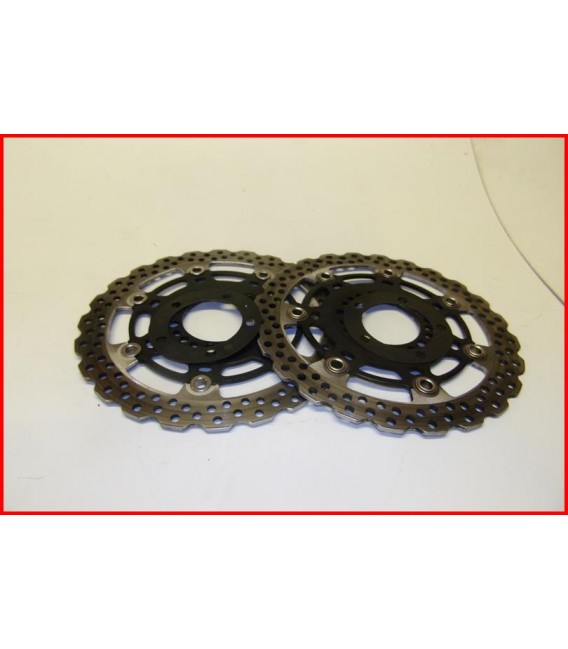 KAWASAKI ER6 650 2009-2011 2 DISQUES DE FREIN AVANT "16500 kms" - OCCASION