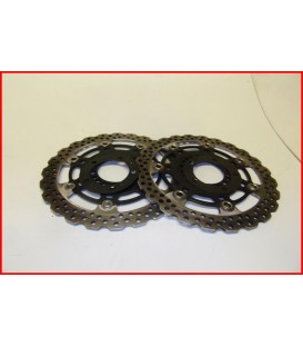 KAWASAKI ER6 650 2009-2011 2 DISQUES DE FREIN AVANT "16500 kms" - OCCASION