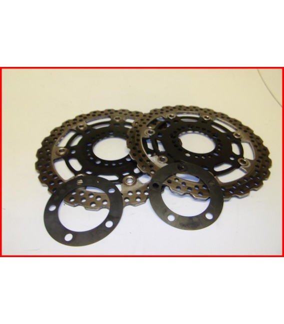 KAWASAKI ER6 650 2009-2011 2 DISQUES DE FREIN AVANT "16500 kms" - OCCASION