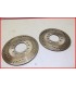 KYMCO KXR 250 2004-2007 2 DISQUES DE FREIN AVANT "4.1 mm" - OCCASION