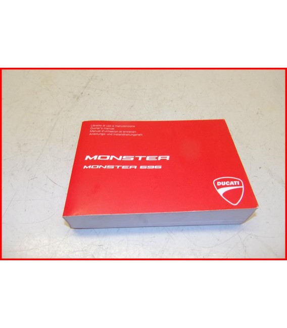 DUCATI 696 MONSTER 2008-2014 NOTICE MANUEL UTILISATEUR- OCCASION