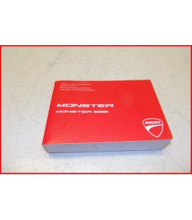 DUCATI 696 MONSTER 2008-2014 NOTICE MANUEL UTILISATEUR- OCCASION