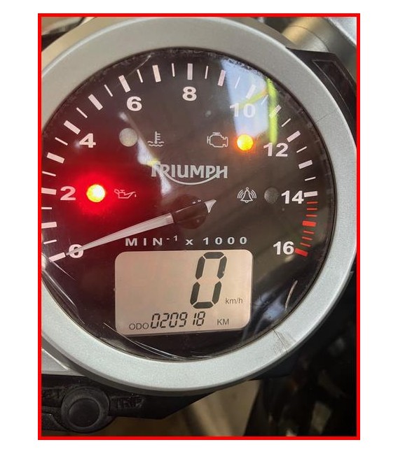TRIUMPH DAYTONA 675 2006-2008 COMPTEUR DE VITESSES " 20918 kms" - OCCASION