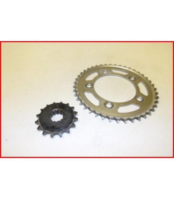 HONDA HORNET 600 2007-2010 PIGNON ET COURONNE KIT CHAINE - OCCASION