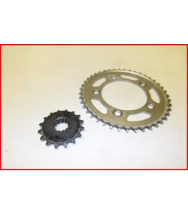 HONDA HORNET 600 2007-2010 PIGNON ET COURONNE KIT CHAINE - OCCASION