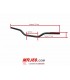 GUIDON STREET ADAPTABLE ALU MOTO YAMAHA NOIR-NEUF